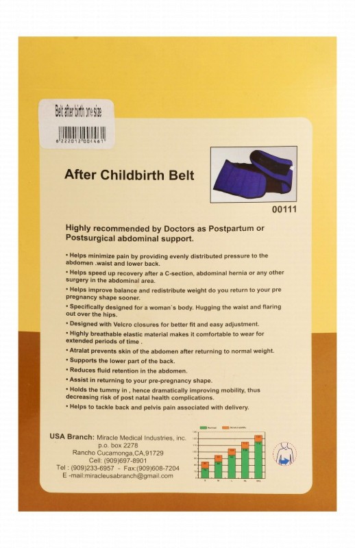 Miracle One Size After Childbirth Belt