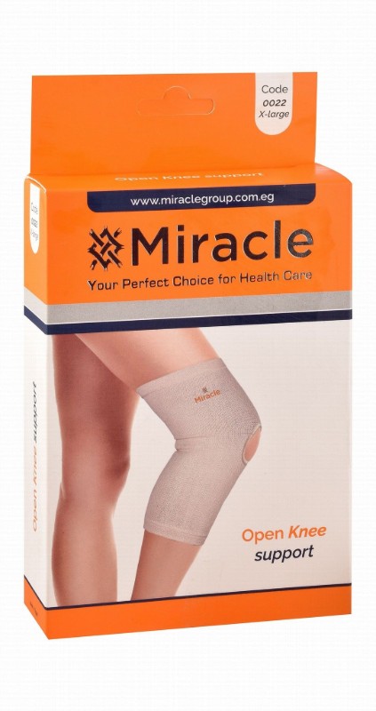 Miracle XL White Open Knee Support (41.9-46.9cm)
