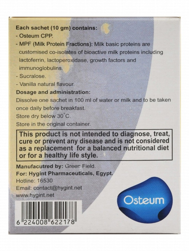 Mobilex Osteum CPP Supplement Granule Sachets for Treating Osteoporosis