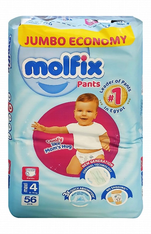 Molfix Jumbo Economy Maxi Baby Diapers Size 4 (9-14 kg)