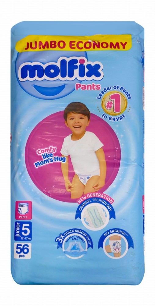 Molfix Junior Baby Diaper Pants Size 5 (12-17 kg)