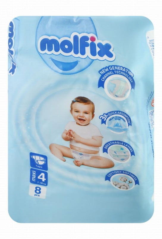 Molfix Maxi Baby Diapers Size 4 (7-18kg)