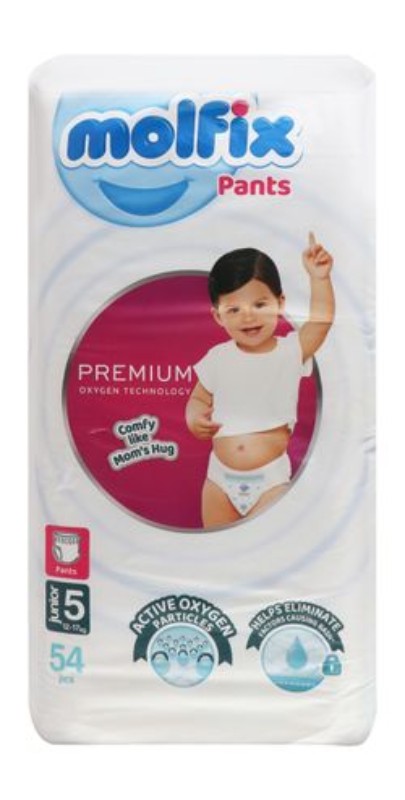 Molfix Premium Junior Baby Diaper Pants Size 5 (12-17kg)