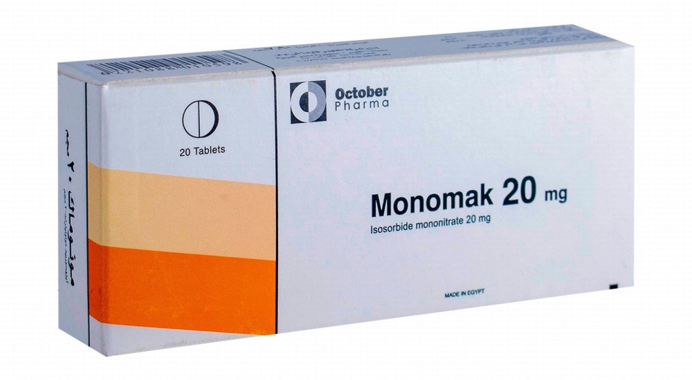 Monomak 20mg Isosorbide Mononitrate
