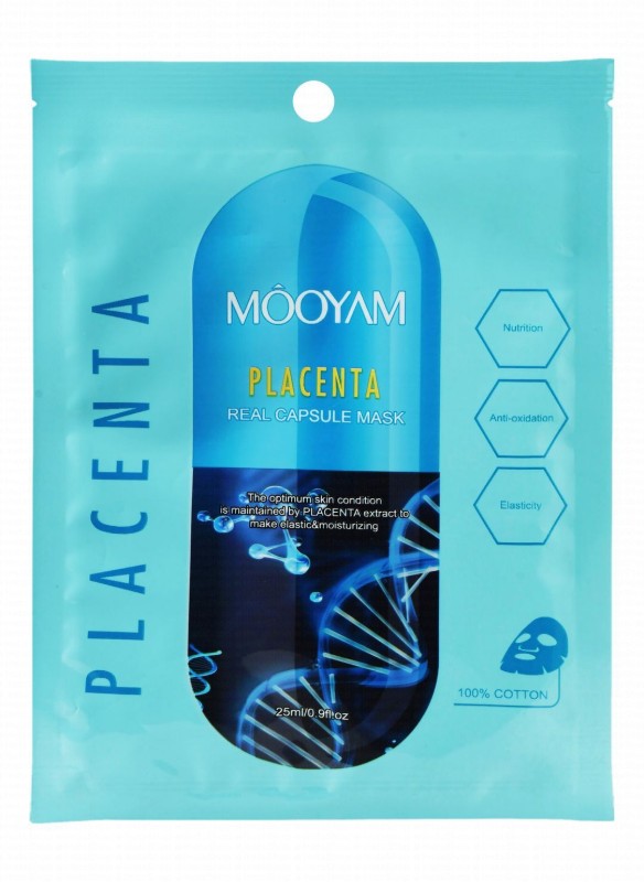 Mooyam Moisturizing, Elasticity & Antioxidant Facial Capsule Mask with Placenta Extract