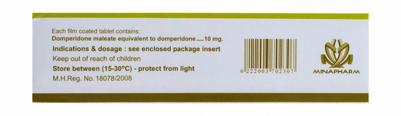Motilium 10mg Domperidone Maleate