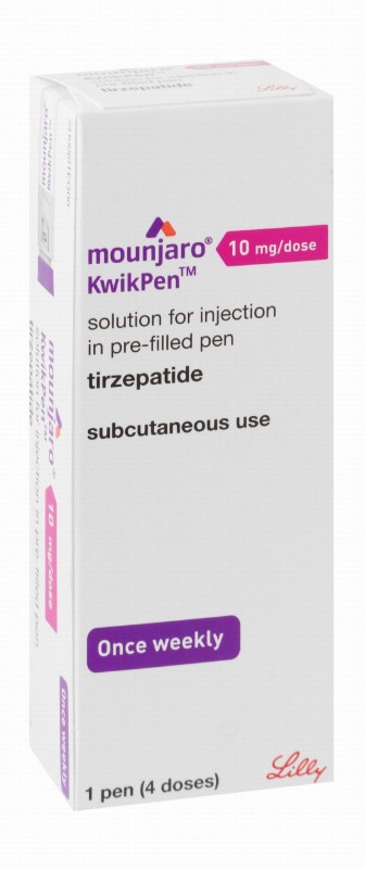 Mounjaro KwikPen 10mg Tirzepatide Pre-Filled Solution Pen for Subcutaneous Injection