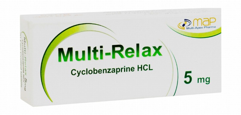 Multi-Relax 5mg Cyclobenzaprine Hydrochloride