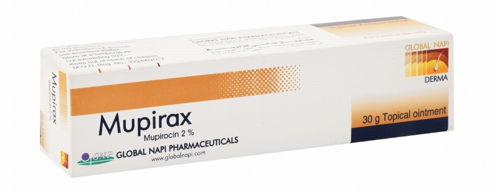 Mupirax 2% Mupirocin Antibacterial Topical Ointment