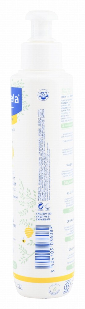 Mustela Nourishing & Cleansing Hair & Body Gel with Beeswax for Dry Skin (0+ Months)