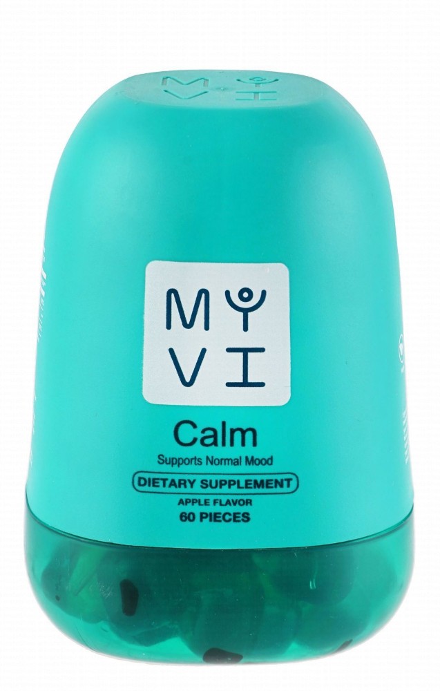 My Vi Calm Support Normal Mood Supplement Apple Flavor - GMO free, gluten free, soy free
