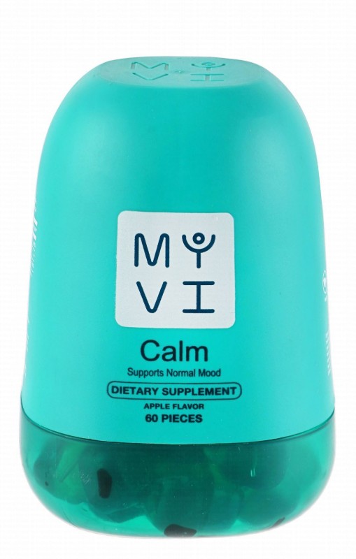 My Vi Calm Support Normal Mood Supplement Apple Flavor - GMO free, gluten free, soy free