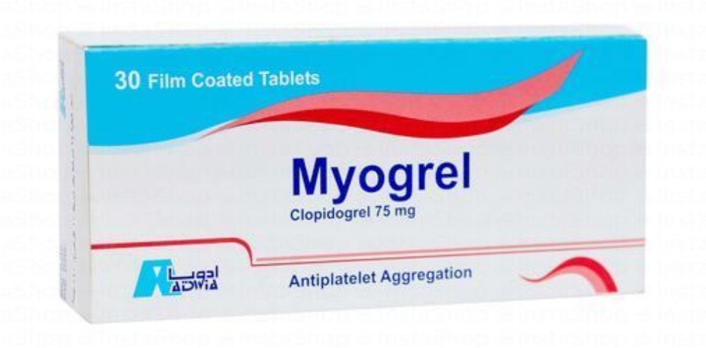 Myogrel 75mg Clopidogrel Antiplatelet