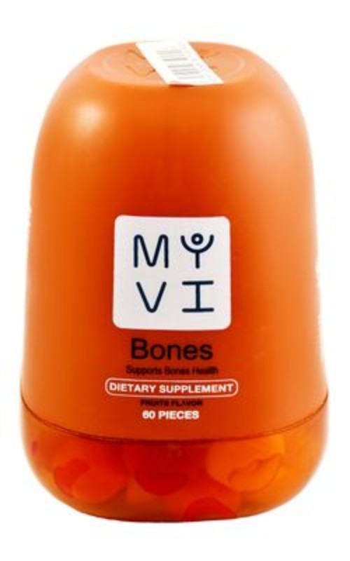 MYVI Bone Health Support Gummy Supplement Fruits Flavor - vegan, gluten free, soy free