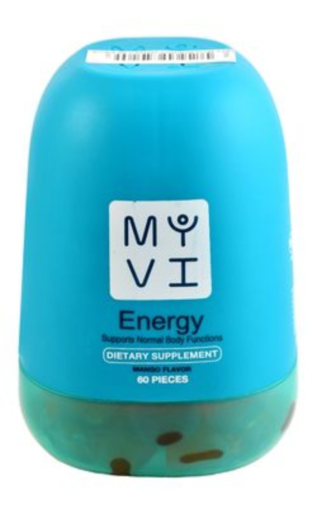 MYVI Energy Support Gummy Supplement Mango Flavor - vegan, gluten free, soy free