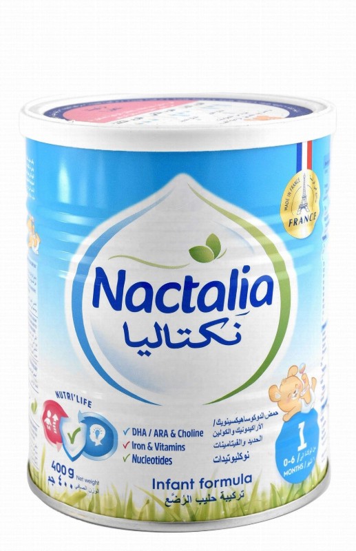 Nactalia Infant Milk Formula with Iron & Nucleotides Stage 1 (0-6 Months)