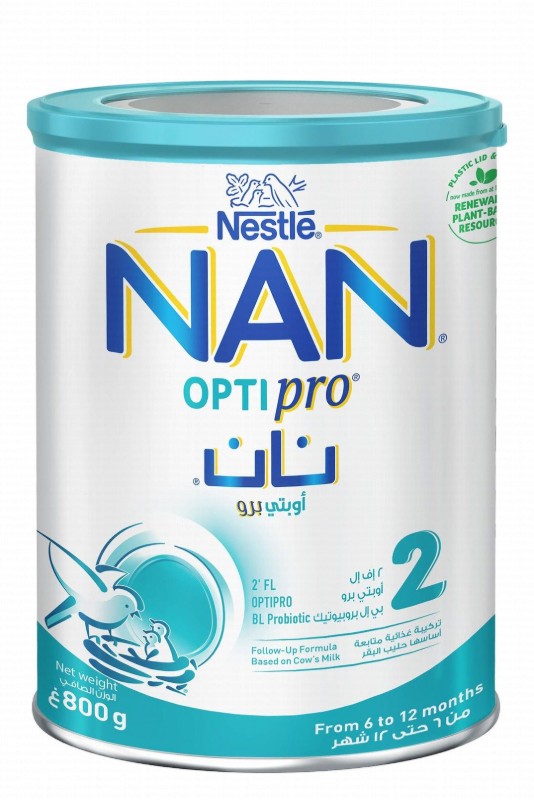 NAN Optipro Follow-Up Milk Formula with 2-FL & BL Probiotic Stage 2 (6-12 Months)