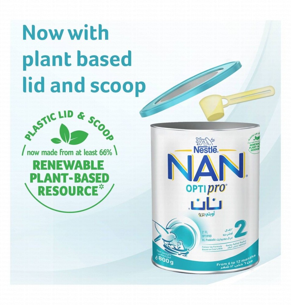 NAN Optipro Follow-Up Milk Formula with 2-FL & BL Probiotic Stage 2 (6-12 Months)