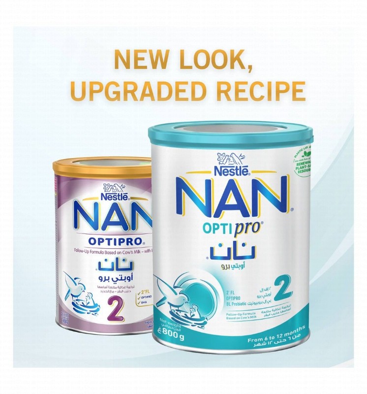 NAN Optipro Follow-Up Milk Formula with 2-FL & BL Probiotic Stage 2 (6-12 Months)