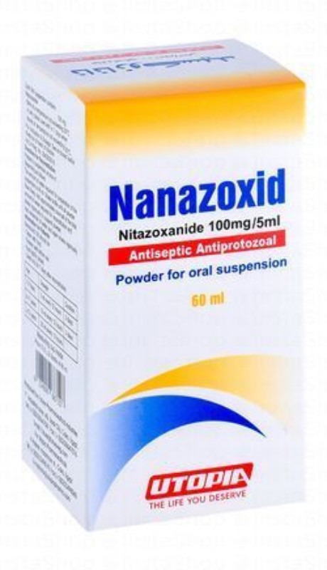Nanazoxid 100mg Nitazoxanide Oral Suspension Powder Antiseptic Antiprotozal
