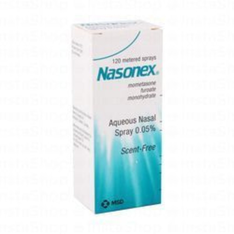 Nasonex 0.05% Mometasone Furoate Monohydrate Aqueous Nasal Spray - scent free