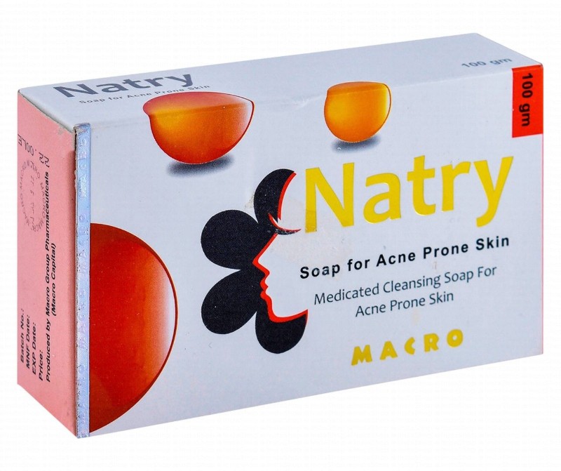 Natry Medicated Cleansing Soap for Acne-Prone Skin
