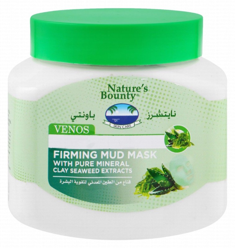Nature's Bounty Venos Firming Facial Mud Mask with Pure Mineral Clay & Seaweed Extract
