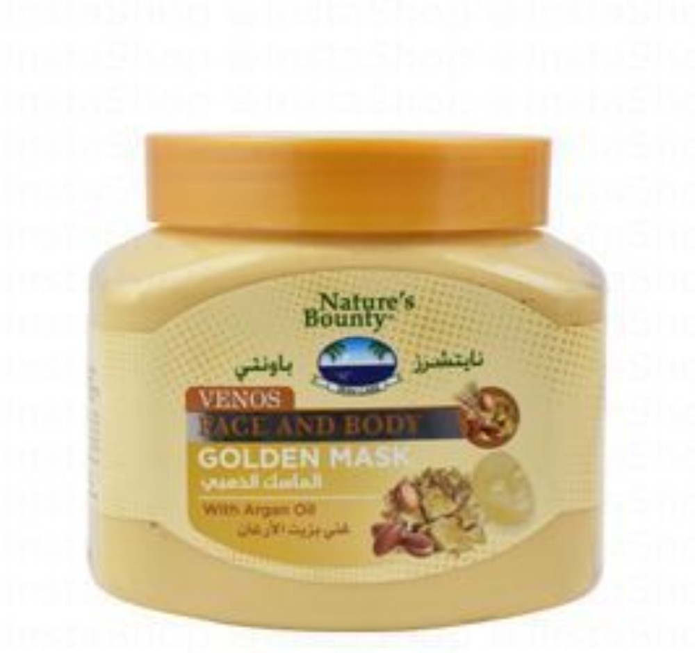 Nature's Bounty Venos Golden Face & Body Mask with Argan Oil for All Skin Types