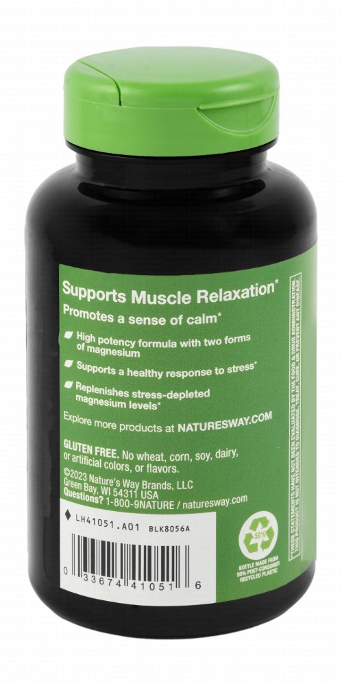 Nature's Way Magnisium Complex Muscle Relaxation & Function Support Dietary Supplement - gluten free, corn free, soy free