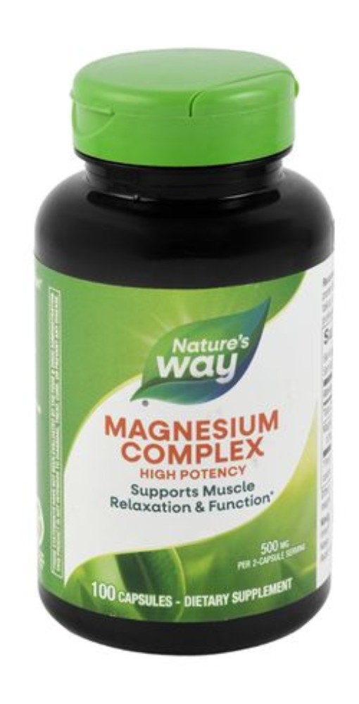 Nature's Way Magnisium Complex Muscle Relaxation & Function Support Dietary Supplement - gluten free, corn free, soy free