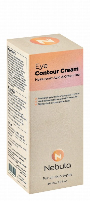 Nebula Revitalizing & Moisturizing Eye Contour Cream with Hyaluronic Acid & Green Tea for All Skin Types