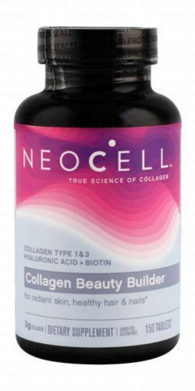 Neocell 3g Collagen Hair, Skin & Nails Supplement with Hyaluronic Acid & Biotin - GMO free, gluten free, lactose free