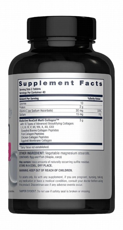 Neocell 3g Multi Collagen Skin, Hair & Nails Support Supplement