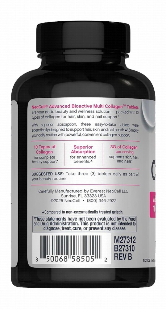 Neocell 3g Multi Collagen Skin, Hair & Nails Support Supplement