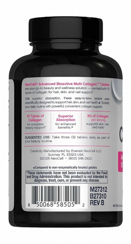 Neocell 3g Multi Collagen Skin, Hair & Nails Support Supplement