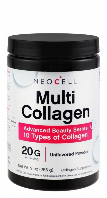 Neocell Unflavored 10 Multi Collagen Skin, Hair & Nails Support Powder Supplement