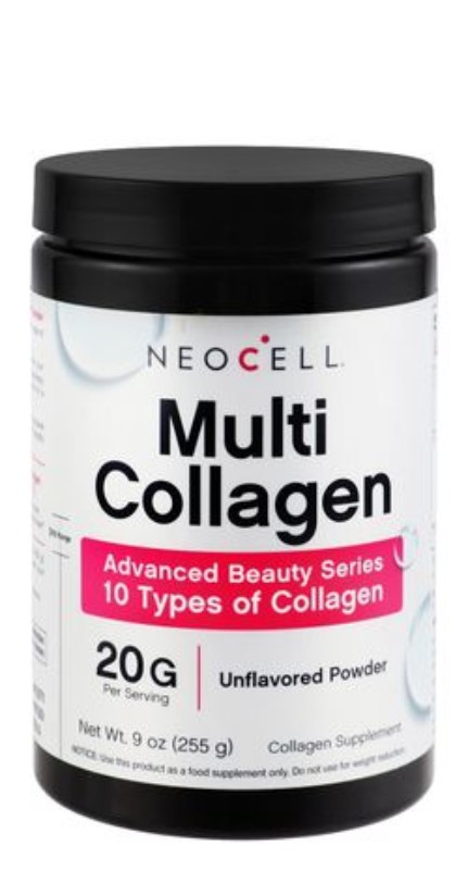 Neocell Unflavored 10 Multi Collagen Skin, Hair & Nails Support Powder Supplement