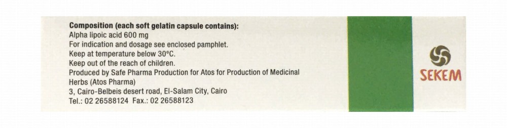 Neuropatex 600mg Alpha Lipoic Acid