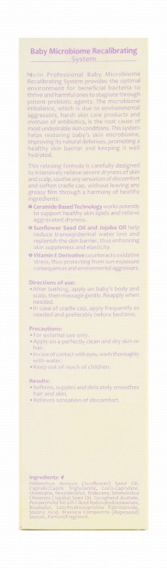 Neuth Baby Hypoallergenic Moisturizing & Relaxing Hair & Body Oil with Vitamin E, Sunflower Seed & Jojoba Oil for Delicate Skin & Hair (0+ Months) - mineral oil free, silicone free, phthalate free