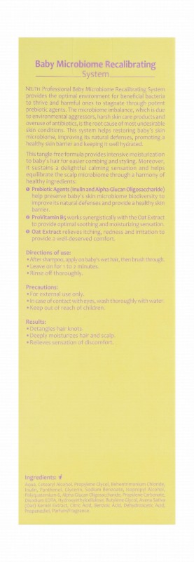 Neuth Hypoallergenic Detangling, Moisturizing & Calming Baby Conditioner with Prebiotic Agents, Pro Vitamin B5 & Oat Extract (0+ Months) - soap free, sulfate free, silicone free