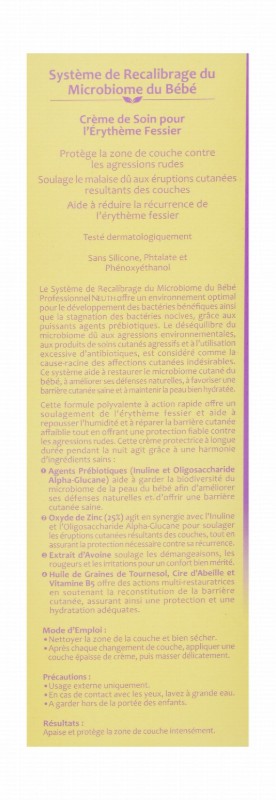 Neuth Hypoallergenic Diaper Rash Caring Cream with Oat Extract, Sunflower Seed Oil & Pro-Vitamin B5 (0+ Months) - silicone free, phthalate free, phenoxyethanol free