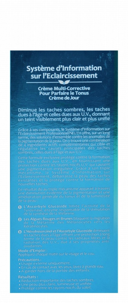 Neuth Lightening Intelligence System Multi-Corrective Tone Perfecting Facial Day Cream SPF15 - fragrance free