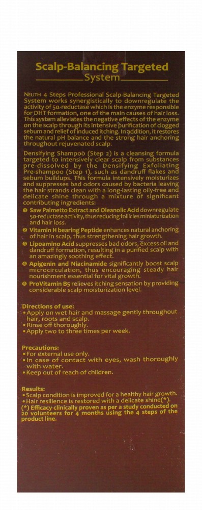Neuth Scalp Balancing, Anti-Hair Loss & Densifying Shampoo - fragrance free, sulfate free