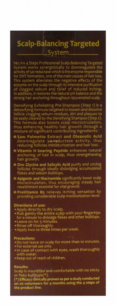 Neuth Scalp Balancing, Anti-Hair Loss, Exfoliating & Densifying Pre-Shampoo Lotion - fragrance free