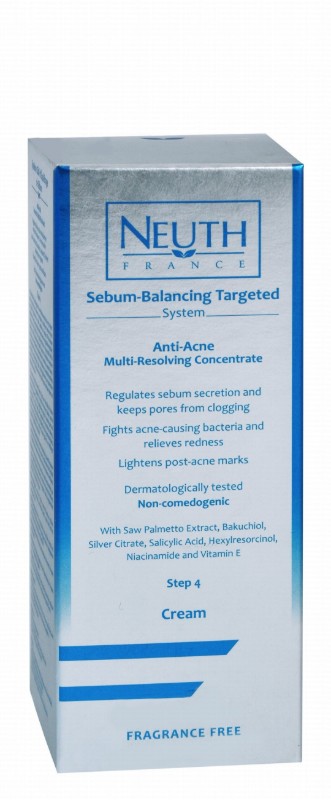 Neuth Sebum Balancing Targeted System Anti-Acne Multi-Resolving Facial Cream Step 4 - fragrance free, non-comedogenic