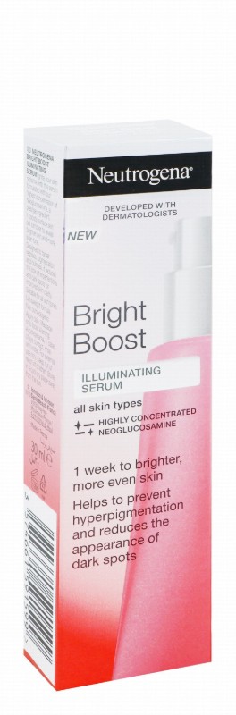 Neutrogena Bright Boost Illuminating Face Serum for All Skin Types - non comedogenic