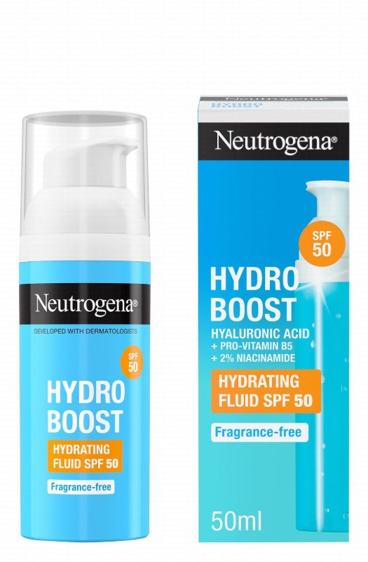 Neutrogena Hydro Boost SPF50 Hydrating Fluid - fragrance free