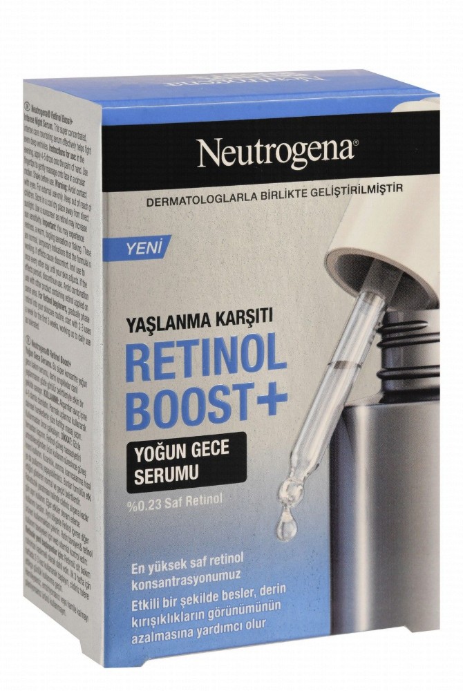 Neutrogena Nourishing, Anti-Aging & Anti-Wrinkles Facial Intense Night Serum with Retinol