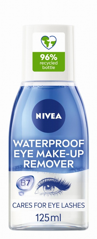 NIVEA Double Effect Eye Makeup Remover with Purified Water & Cornflower Extract