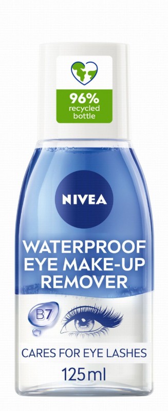 NIVEA Double Effect Eye Makeup Remover with Purified Water & Cornflower Extract